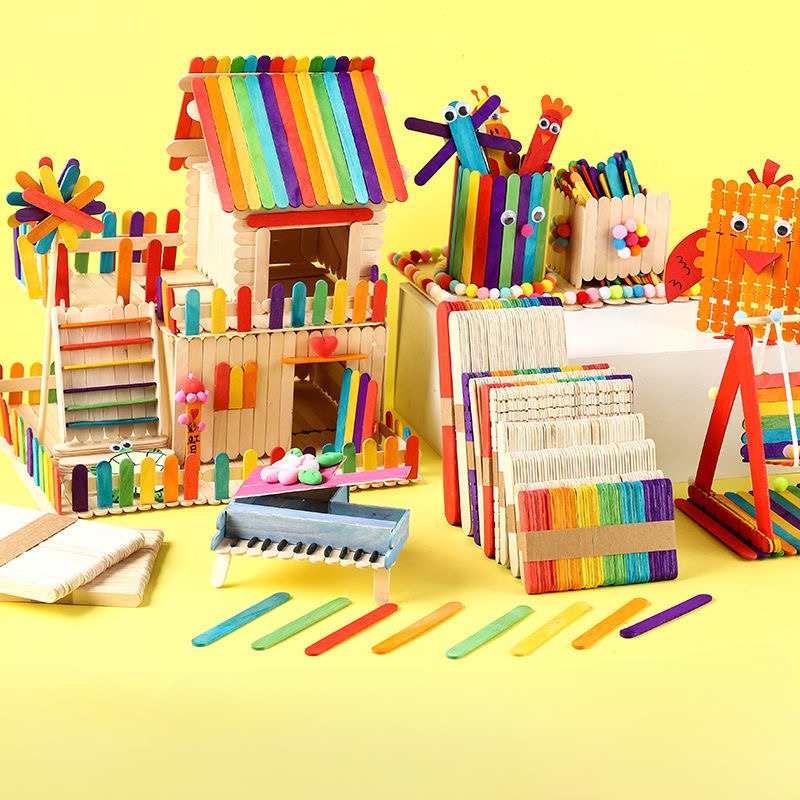 100 adet Dondurma Popsicle Çub - Art Craft With Ice Cream Stick incelemesi ve fiyatı
